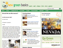 Tablet Screenshot of newgreenbasics.com